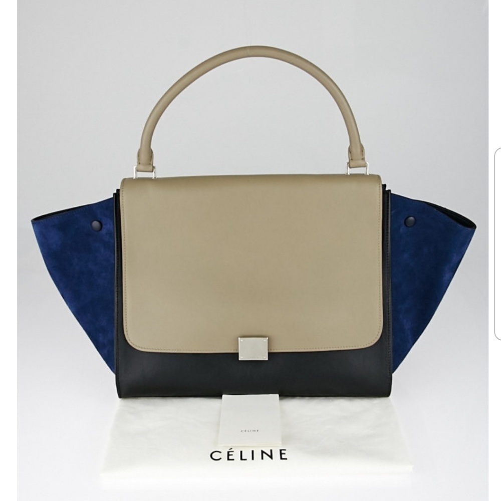 Celine 100% Authentic Large Trapeze Bag